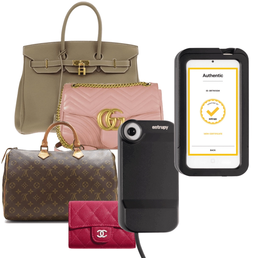 Entrupy solution for authentication of goods 